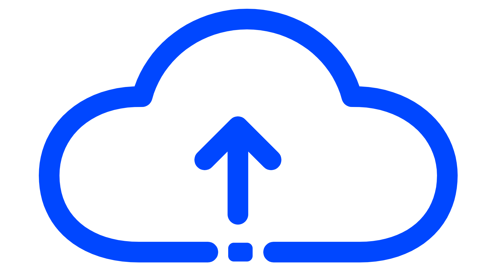 Ícone representando soluções de computação em nuvem (Cloud Computing) para ambientes corporativos e infraestrutura de TI.