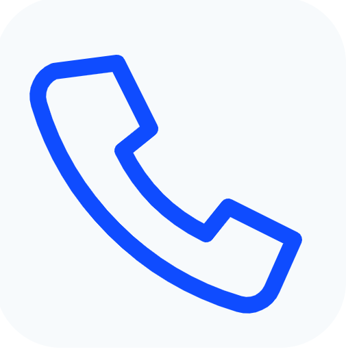 Ícone representando telefone para contato comercial, atendimento ao cliente e suporte técnico da TERA UPGRADE.